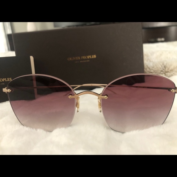 Oliver Peoples Rimless Sunglasses